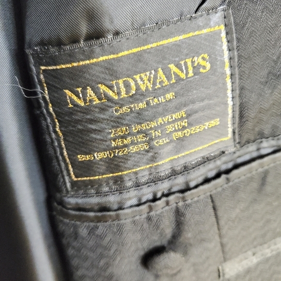 GIANNY VERSASE men's black plus size XXXL blazer - Picture 9 of 11